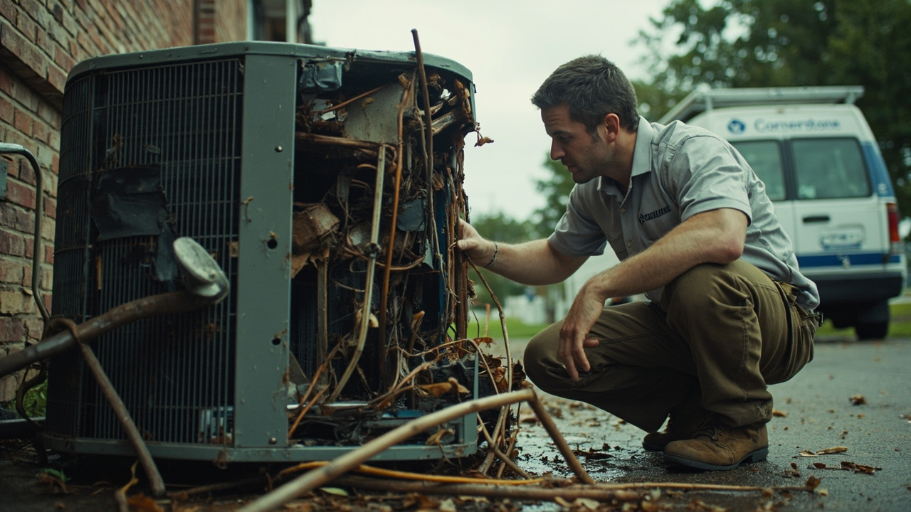 Storm Damage HVAC Repair in Dallas – Emergency Response Within 60 Minutes